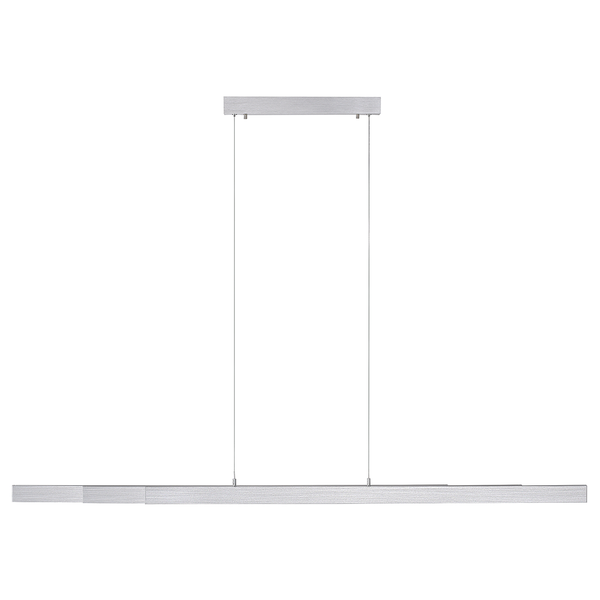 LED-Pendelleuchte Luzi - Kunststoff / Aluminium - 3-flammig - Weiß