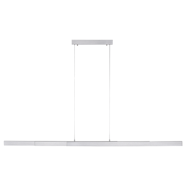 LED-Pendelleuchte Luzi - Kunststoff / Aluminium - 3-flammig - Weiß