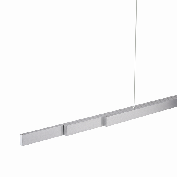 LED-Pendelleuchte Luzi - Kunststoff / Aluminium - 3-flammig - Weiß