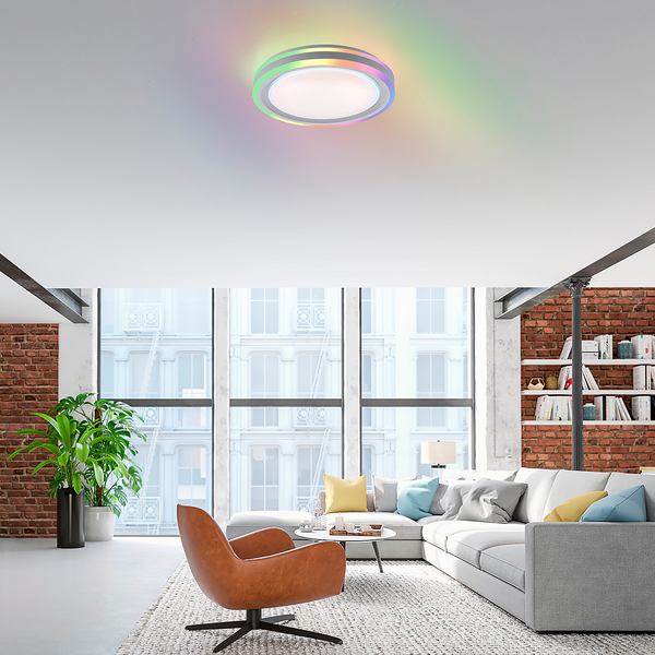 LED-Deckenleuchte Spheric Typ A - ABS / Metall - 2-flammig
