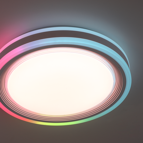 LED-Deckenleuchte Spheric Typ A - ABS / Metall - 2-flammig