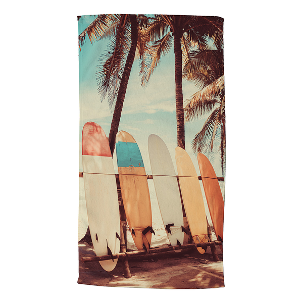 Strandtuch Vintage Surf - Polyvelours - 100 x 180 cm