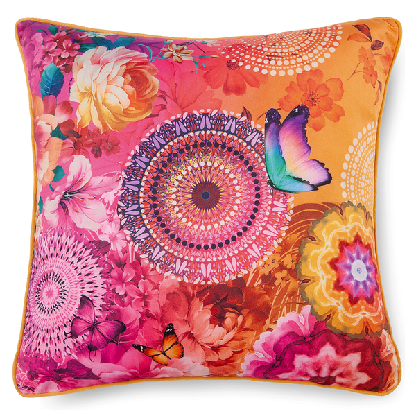 Dekokissen Ziva - Polysamt - 48 x 48 cm - 48 x 48 cm