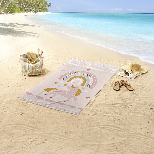 Duschtuch Unilove - Polyvelours - 75 x 150 cm