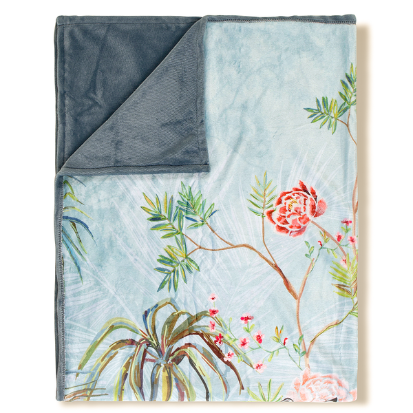 Plaid Yasmin - Polysamt - 130 x 160 cm