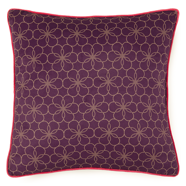 Dekokissen Miska - Polysamt - 48 x 48 cm - 48 x 48 cm