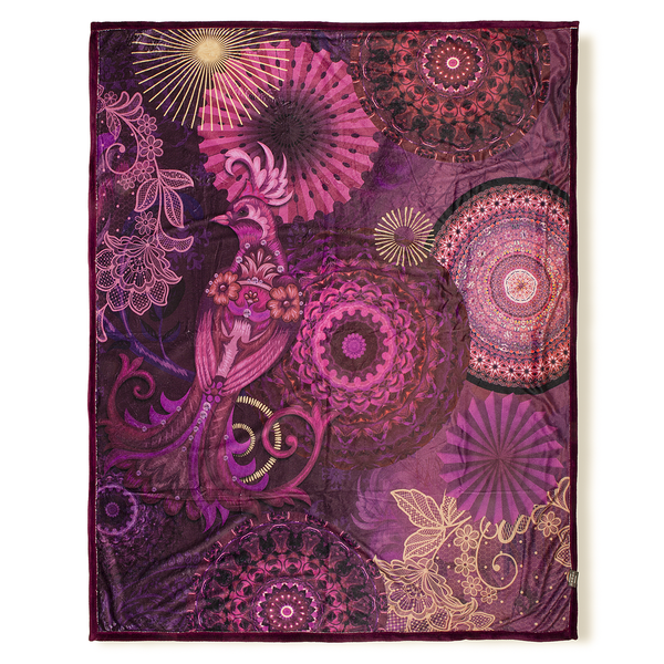 Plaid Miska - Polysamt - 130 x 160 cm