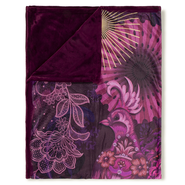 Plaid Miska - Polysamt - 130 x 160 cm