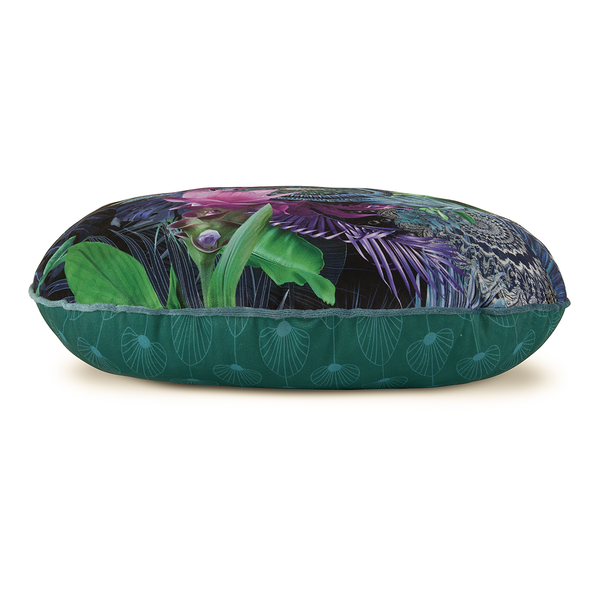 Dekokissen Zehra - Polysamt - 55 x 55 cm - 55 x 55 cm