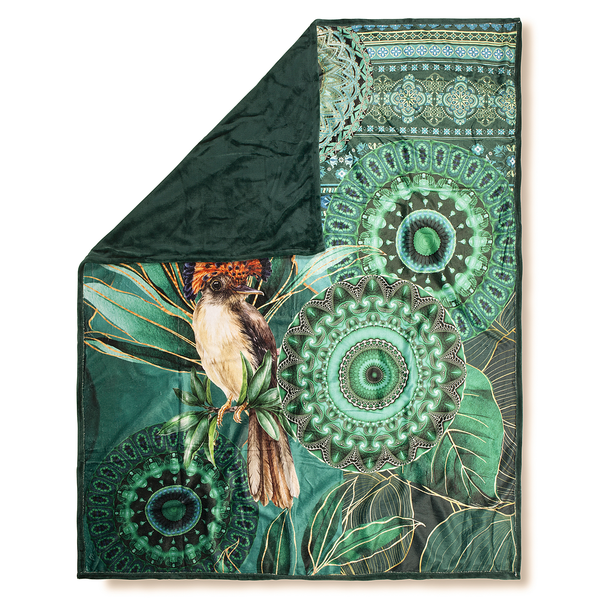 Plaid Damali - Polysamt - 130 x 160 cm