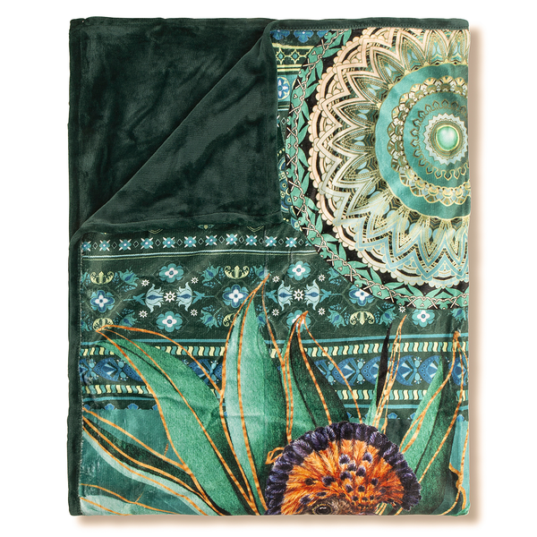 Plaid Damali - Polysamt - 130 x 160 cm