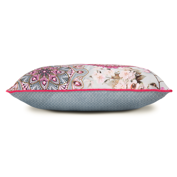 Dekokissen Inaya - Polysamt - 48 x 48 cm - 48 x 48 cm