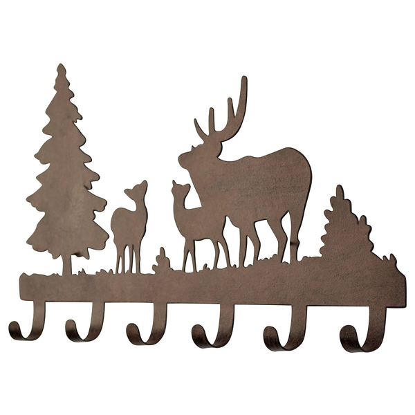 Hakenleiste Patamares - Metall - Braun