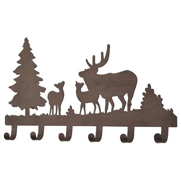 Hakenleiste Patamares - Metall - Braun