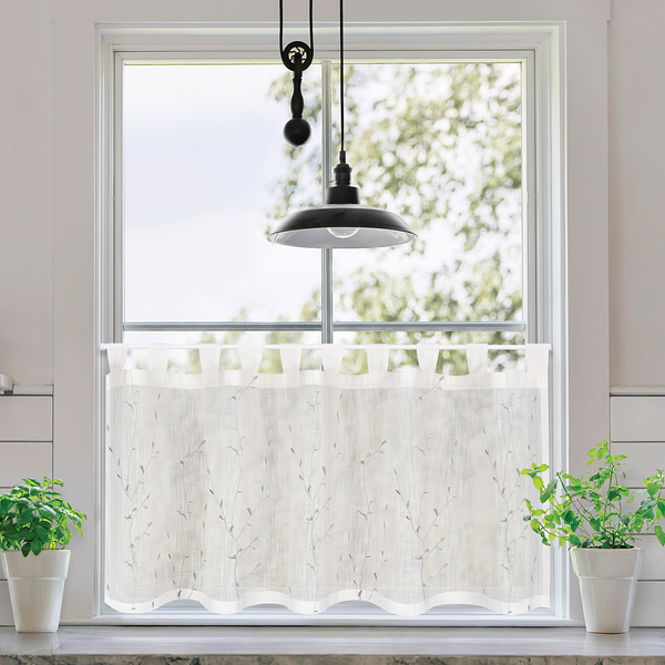 Bistrogardine Daria - Baumwolle - Grau - 150 x 50 cm