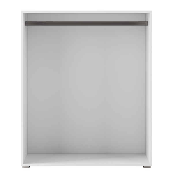 Offenes halbhohes Schrankelement Nikko - Alpinweiß