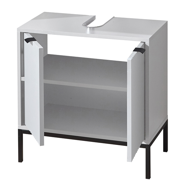 Waschbeckenunterschrank Juvara - Matt Weiß