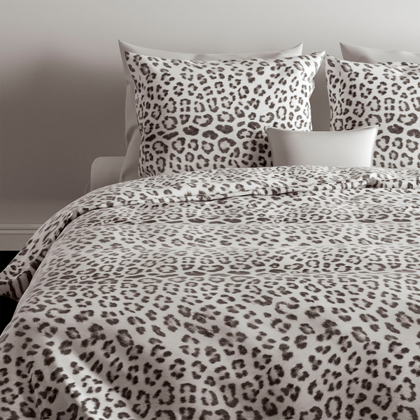 Biber-Bettwäsche Lev - Baumwolle - Grau - 220 x 140 cm