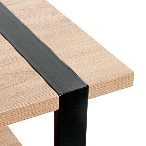 Beistelltisch Strathy Typ A - MDF / Stahl - Wildeiche Dekor - Wildeiche Dekor