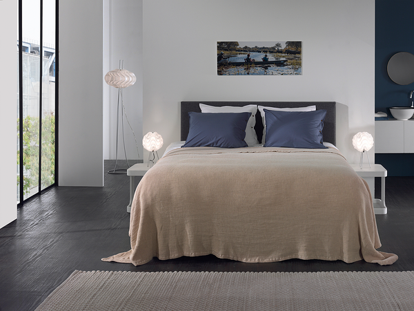 Tagesdecke Ica - Baumwolle - Beige - 260 x 180 cm
