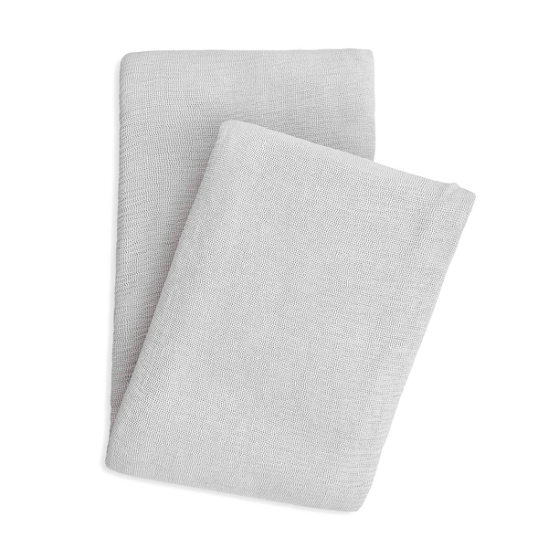 Tagesdecke Ica - Baumwolle - Lichtgrau - 260 x 180 cm