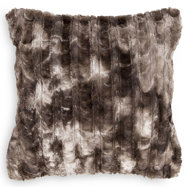 Dekokissen Famous - Polyester - Braun