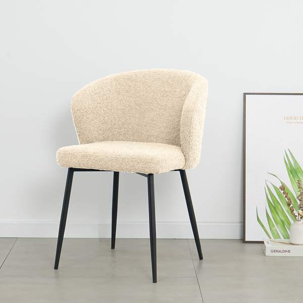 Polsterstuhl MARETH 2er-Set - Creme
