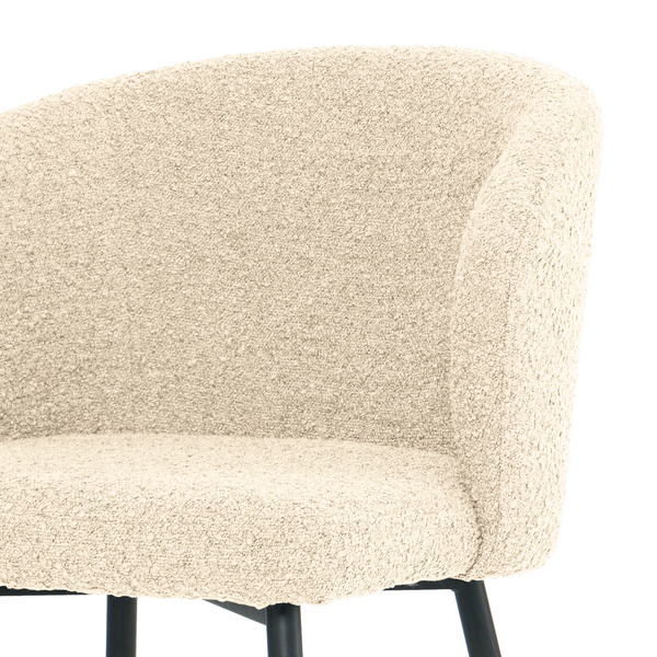 Polsterstuhl MARETH 2er-Set - Creme