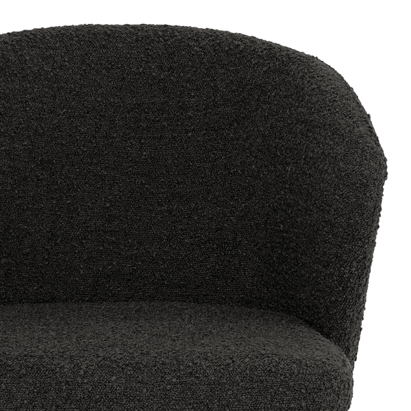 Polsterstuhl MARETH 2er-Set - Schwarz