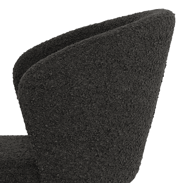 Polsterstuhl MARETH 2er-Set - Schwarz