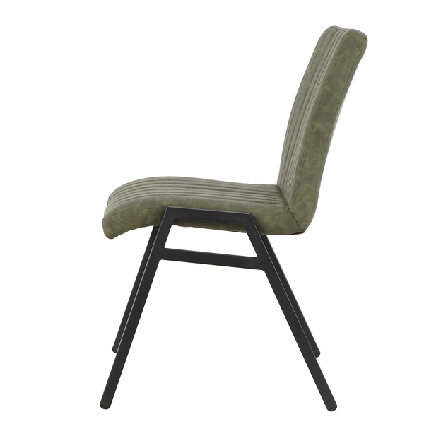 Polsterstuhl Zarat 2er-Set - Antikgrün