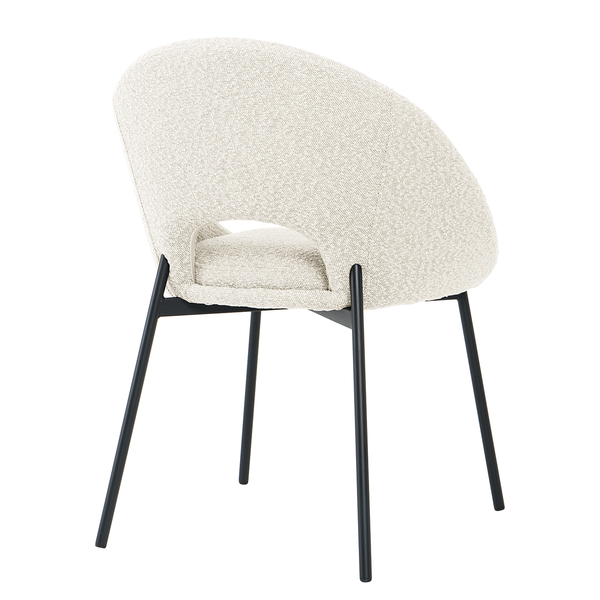 Polsterstuhl Kelibia - Weiß