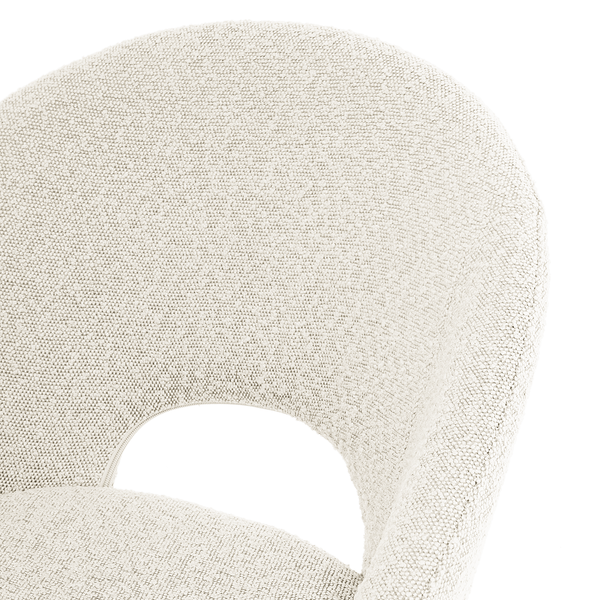 Polsterstuhl Kelibia - Weiß