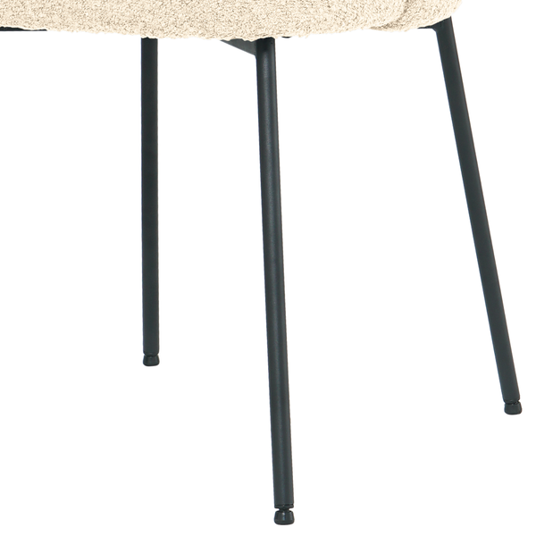 Polsterstuhl LIMAYA 2er-Set - Creme