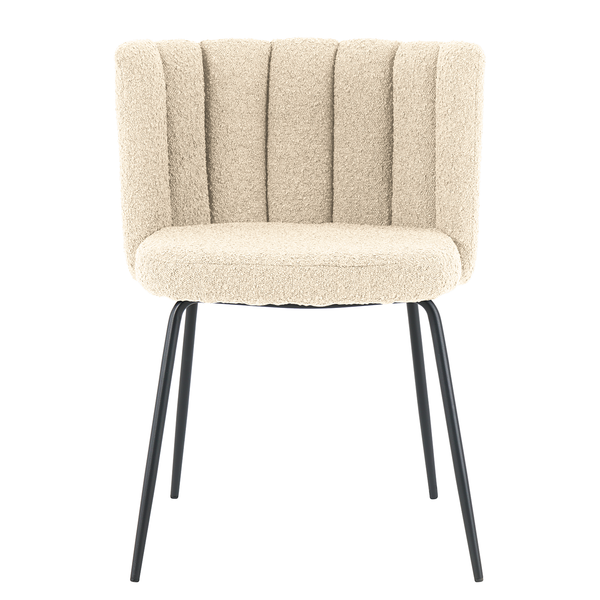 Polsterstuhl AKARIT 2er-Set - Creme