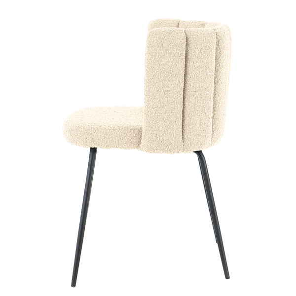 Polsterstuhl AKARIT 2er-Set - Creme