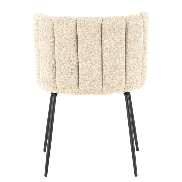 Polsterstuhl AKARIT 2er-Set - Creme