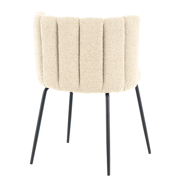 Polsterstuhl AKARIT 2er-Set - Creme