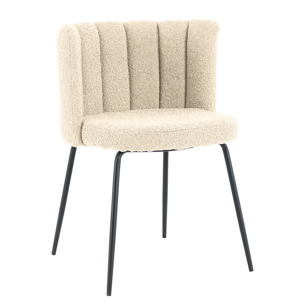 Polsterstuhl AKARIT 2er-Set - Creme