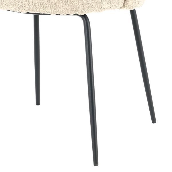 Polsterstuhl AKARIT 2er-Set - Creme