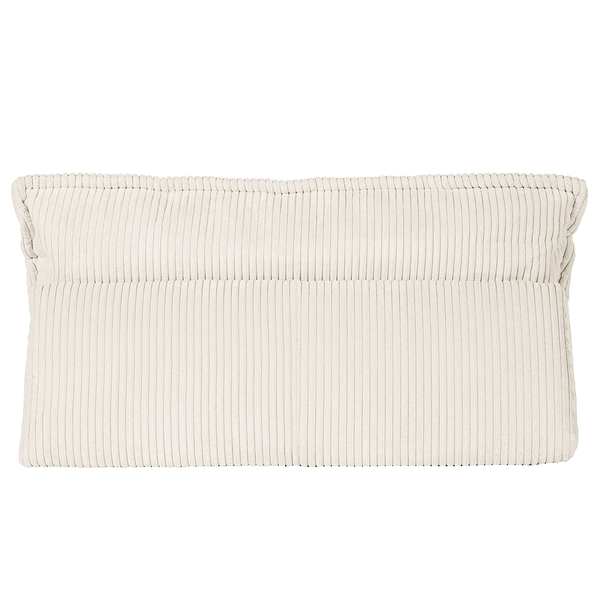 Rückenkissen MONTIEL - Cordstoff Riganton: Weiß