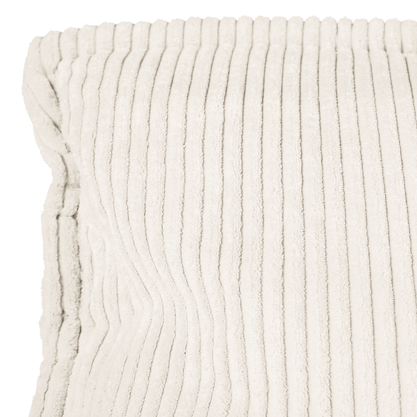 Rückenkissen MONTIEL - Cordstoff Riganton: Weiß