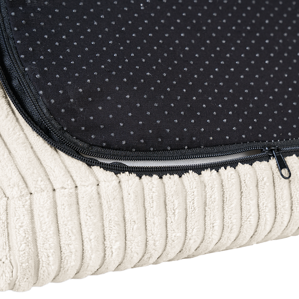 Rückenkissen MONTIEL - Cordstoff Riganton: Weiß