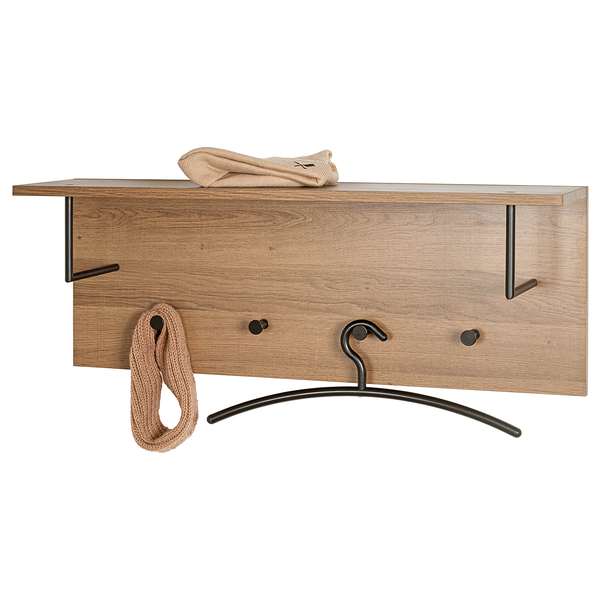Wandgarderobe Dunnet 80 cm - Eiche Dekor