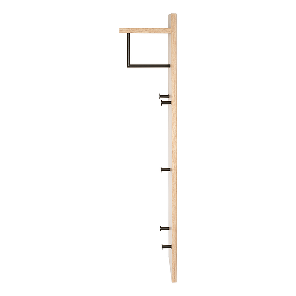 Garderobenpaneel Dunnet 100 cm - Wildeiche Dekor