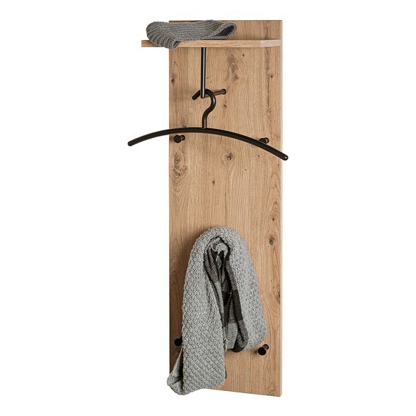 Garderobenpaneel Dunnet 100 cm - Wildeiche Dekor