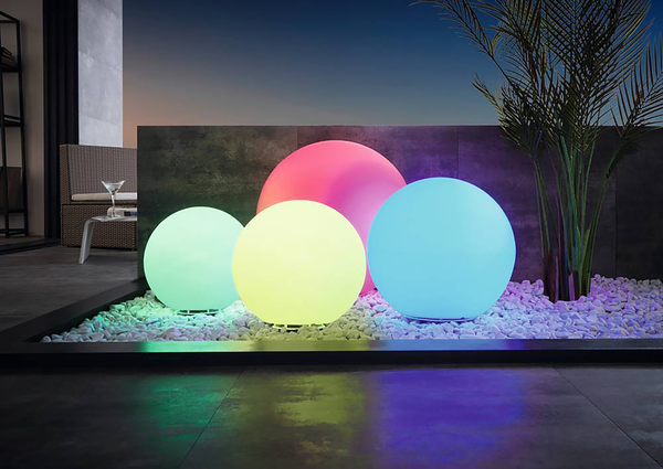 LED-Wegeleuchte Monterolo-Z - Kunststoff  - 1-flammig - Durchmesser: 30 cm