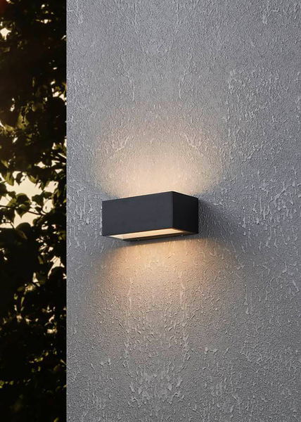 LED-Wandleuchte Spongano Typ A - Aluminium / Kunststoff  - 2-flammig
