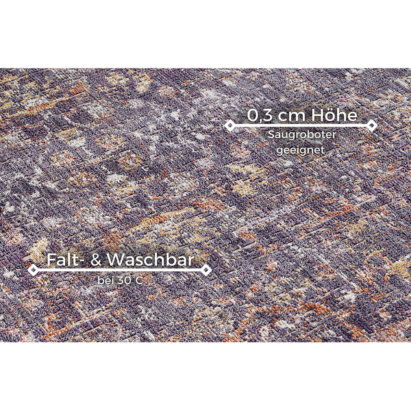 In - und Outdoor Teppich Sues - Polypropylen - Violett - 120 x 170 cm