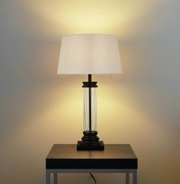 Tischleuchte Pedestal - Stahl - Schwarz
